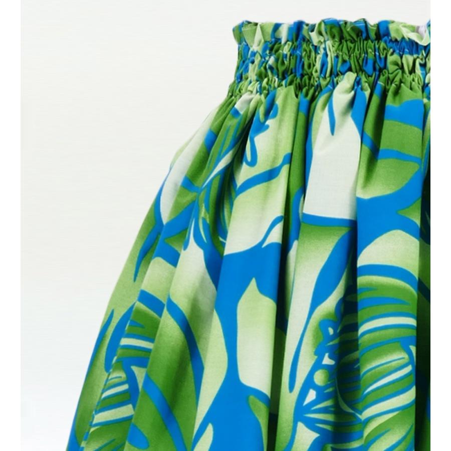 フラダンス ロング パウスカート シングル94cm丈 グリーン 2512 |  | 02