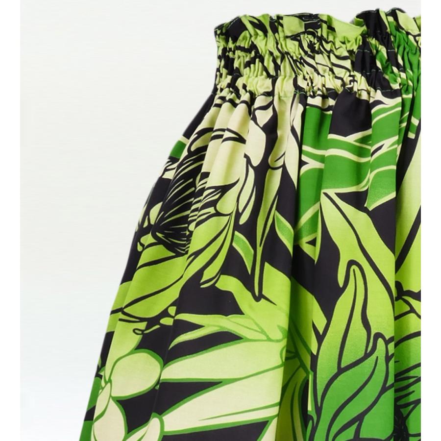 フラダンス ロング パウスカート シングル94cm丈 グリーン 2516 |  | 02