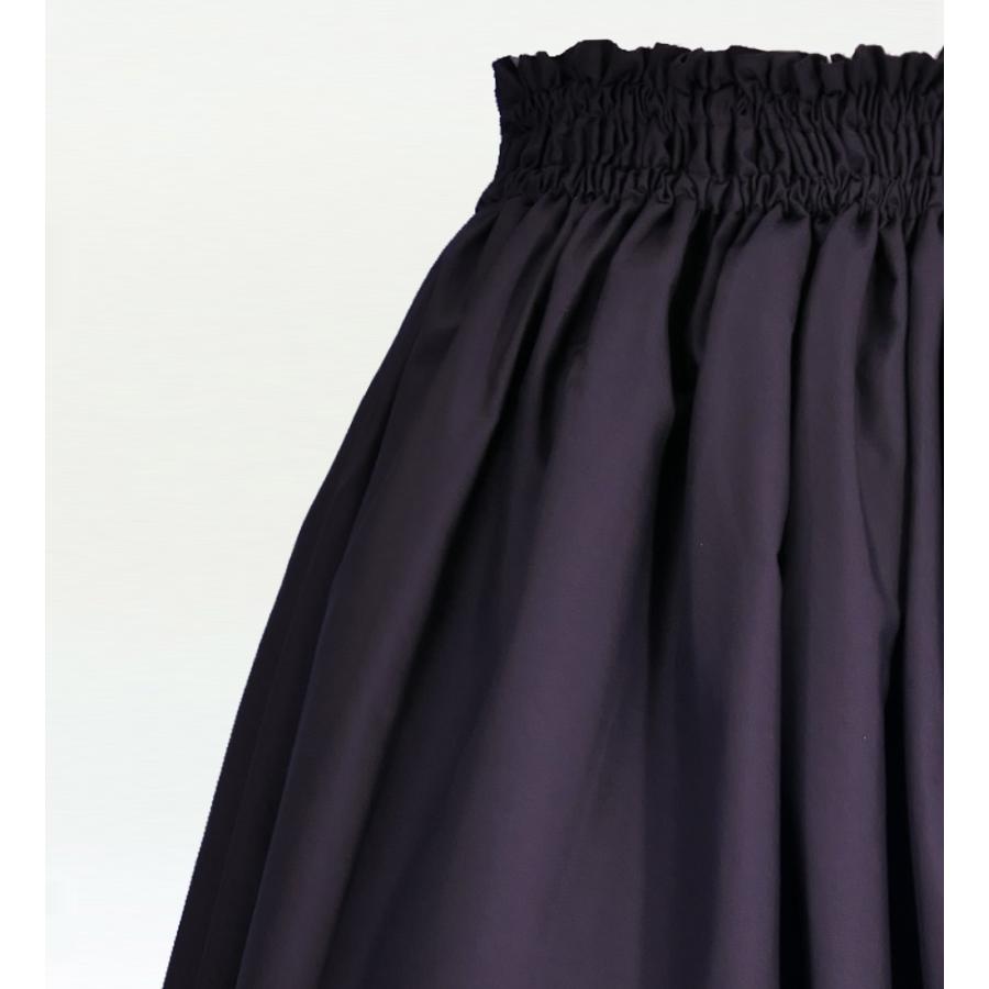 フラダンス ロングパウスカート シングル94cm丈  ブラック 2549 |  | 02