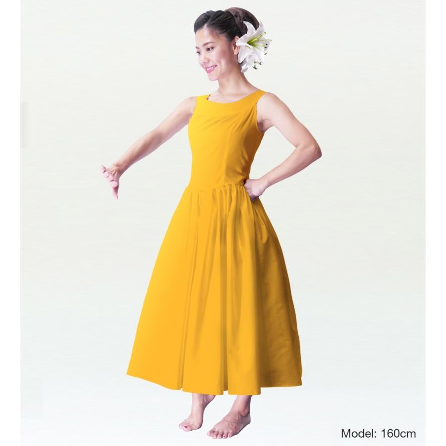 フラダンス ムームー ミディ丈ヨークドレス イエロー M(F)サイズ 2551yeF |  | 01