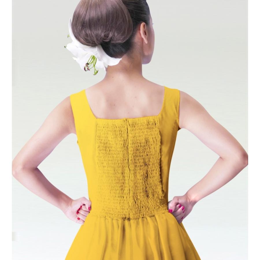 フラダンス ムームー ミディ丈ヨークドレス イエロー M(F)サイズ 2551yeF |  | 03
