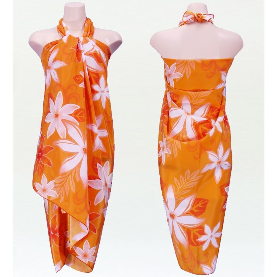 オリジナルプリントコシボ生地　パレオ　オレンジ J2553or |  | 01