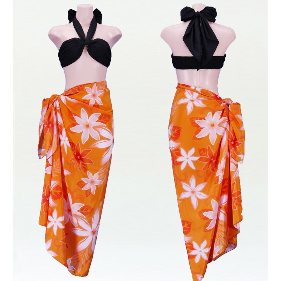 オリジナルプリントコシボ生地　パレオ　オレンジ J2553or |  | 02