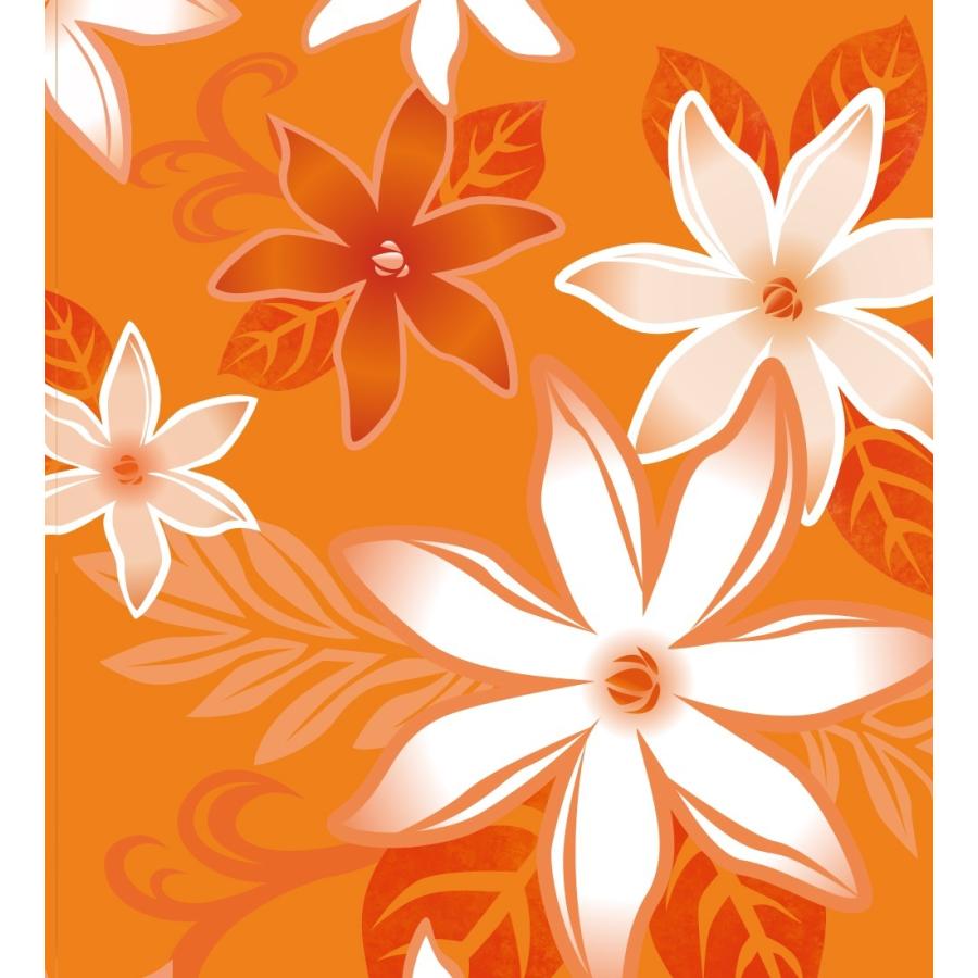 オリジナルプリントコシボ生地　パレオ　オレンジ J2553or |  | 04