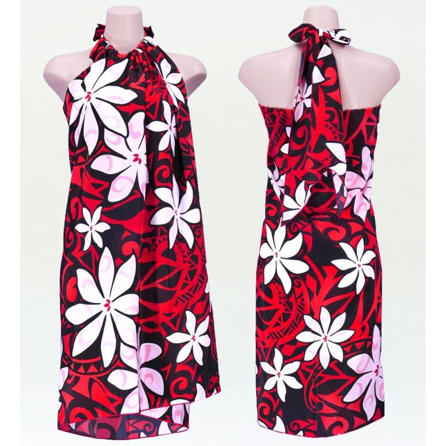 22春夏新色 オリジナルプリントコシボ生地 サッシュパレオ レッド 2554rd Wantannas Go Id