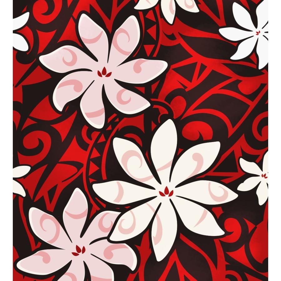 22春夏新色 オリジナルプリントコシボ生地 サッシュパレオ レッド 2554rd Wantannas Go Id