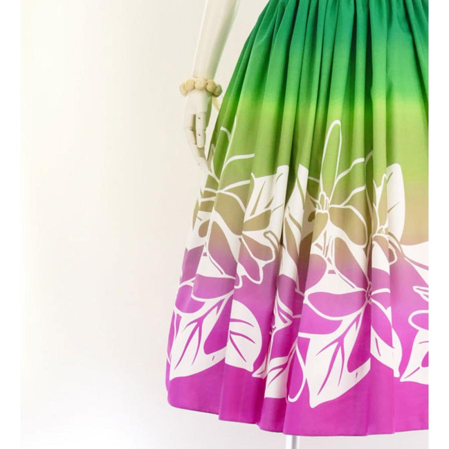 フラダンス チューブトップドレス ミディ丈 ティアレ グリーン×ピンク Mサイズ 2631grpiM |  | 03