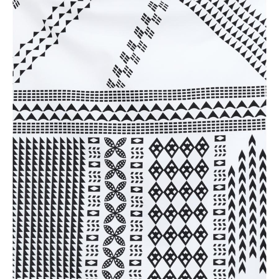 フラダンス パウスカート シングル73cm丈 ホワイト×ブラック 2641 |  | 04