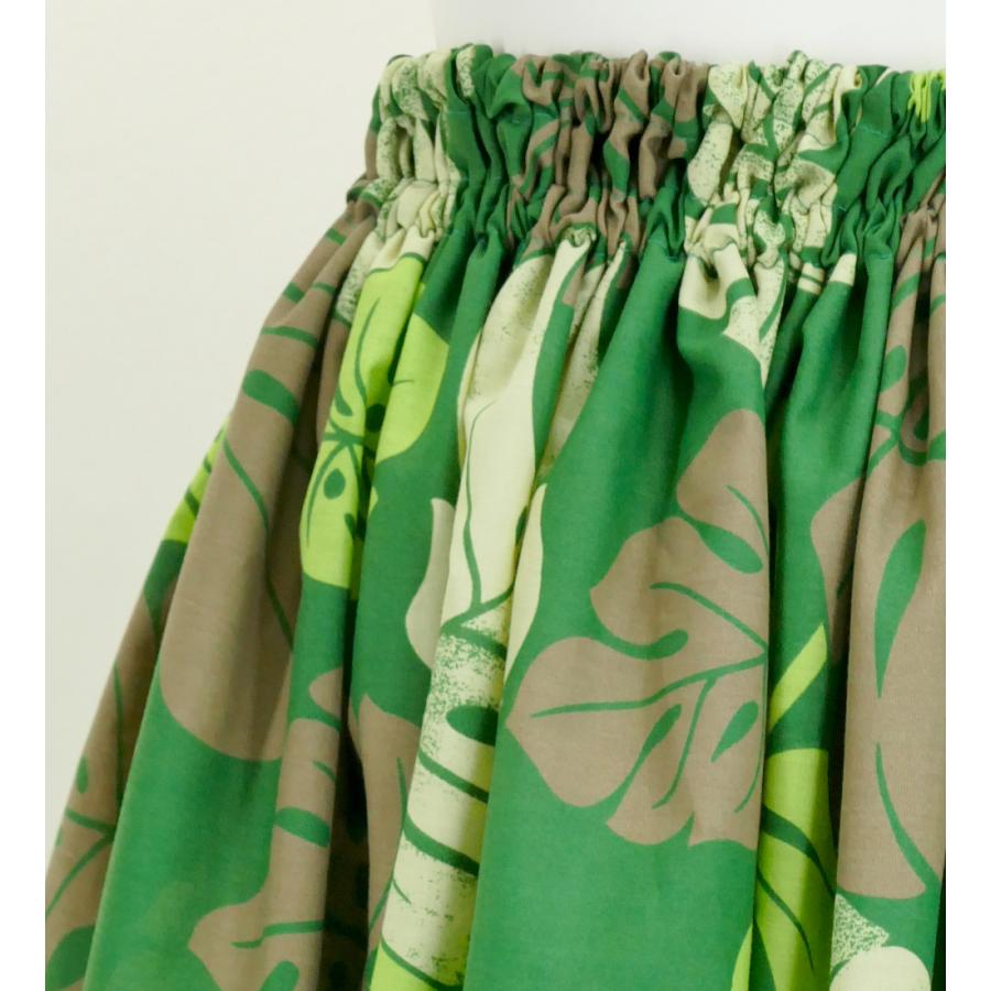 フラダンス ロングパウスカート シングル94cm丈 グリーン 2667 |  | 02
