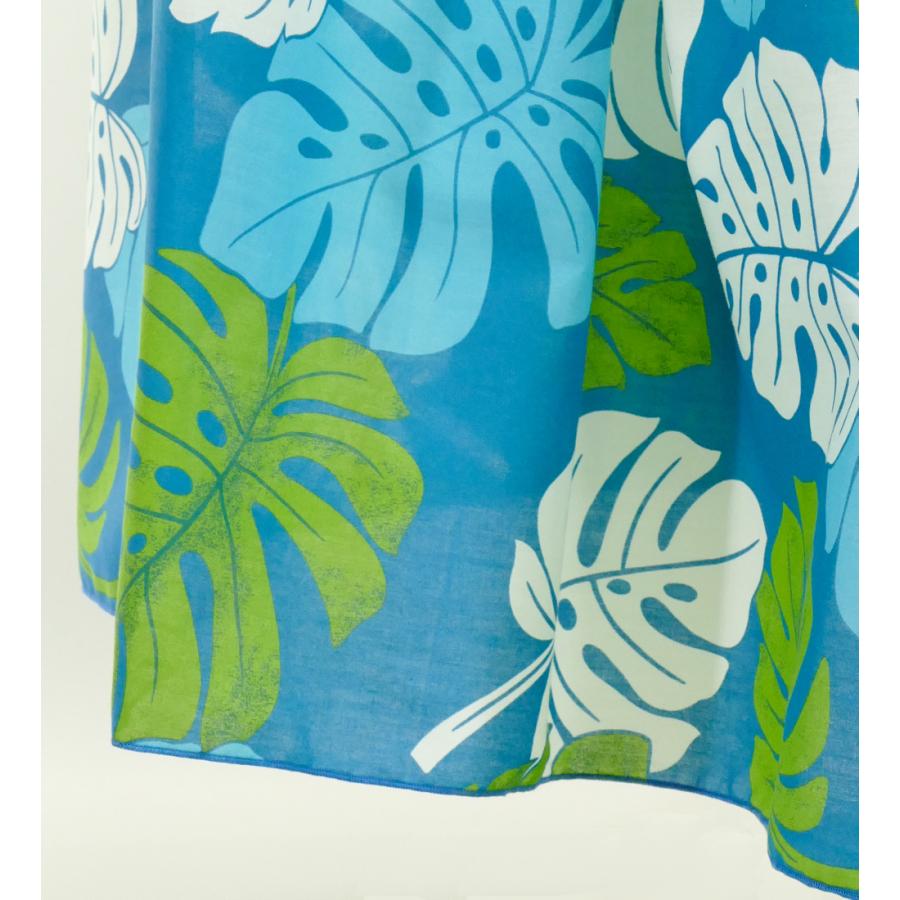 フラダンス ロングパウスカート シングル94cm丈 ブルー 2668 |  | 03