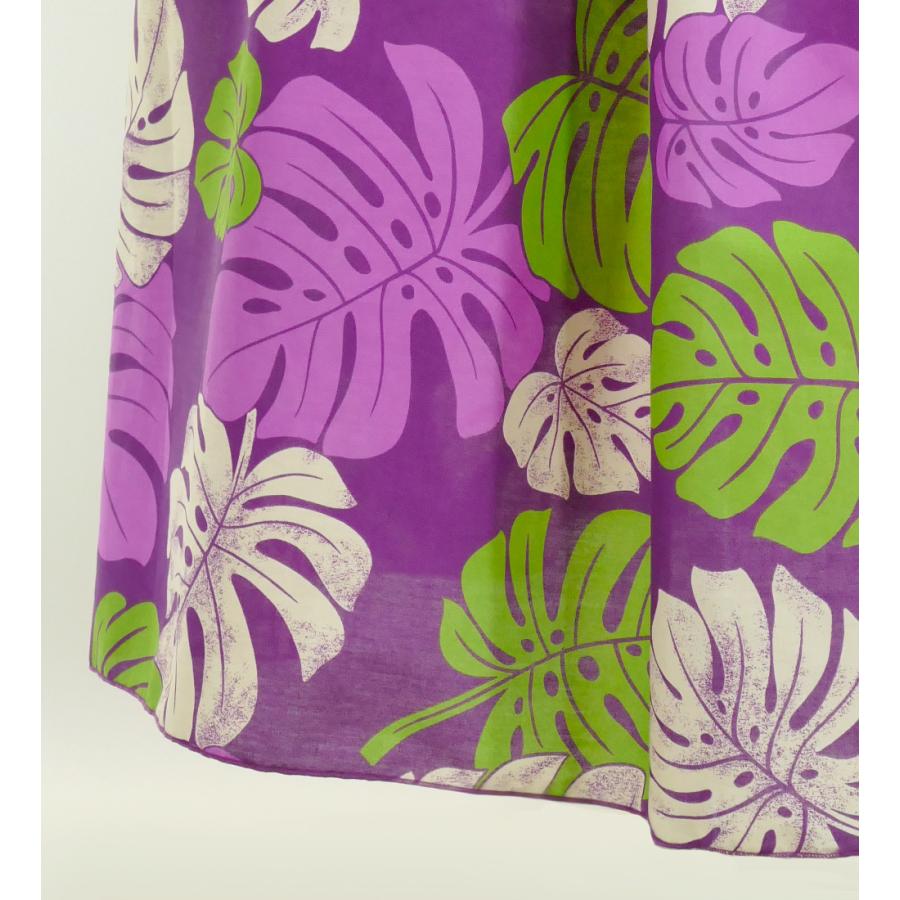 フラダンス ロングパウスカート シングル94cm丈 パープル 2669 |  | 03