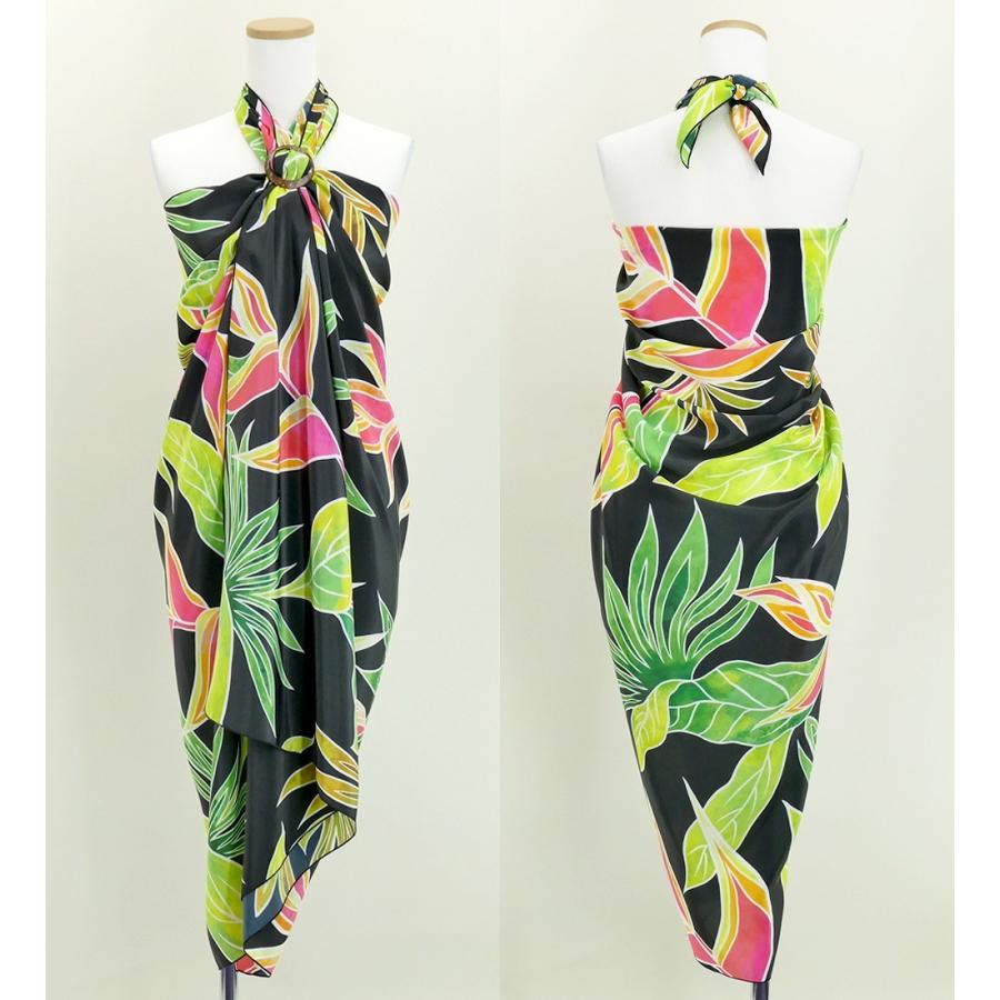 オリジナルプリントコシボ生地　パレオ　ブラック  J2671bk |  | 01