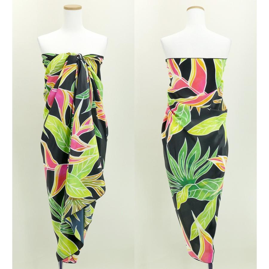 オリジナルプリントコシボ生地　パレオ　ブラック  J2671bk |  | 03