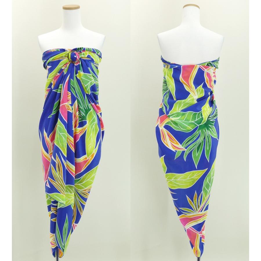 オリジナルプリントコシボ生地　パレオ　ブルー  J2671bl |  | 03