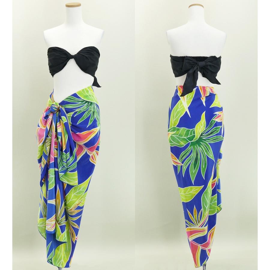 オリジナルプリントコシボ生地　パレオ　ブルー  J2671bl |  | 04