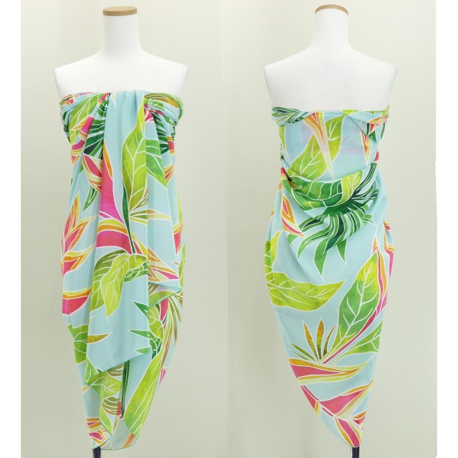 オリジナルプリントコシボ生地　パレオ　ライトブルー  J2671lbl |  | 01