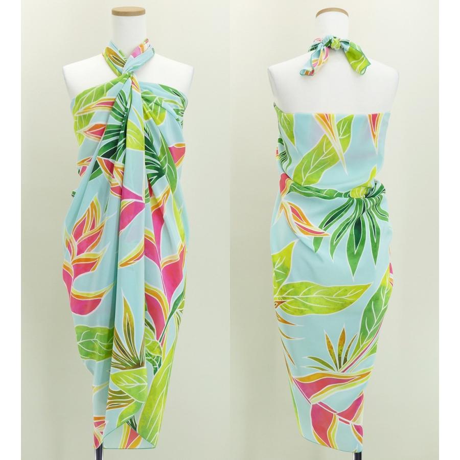 オリジナルプリントコシボ生地　パレオ　ライトブルー  J2671lbl |  | 02