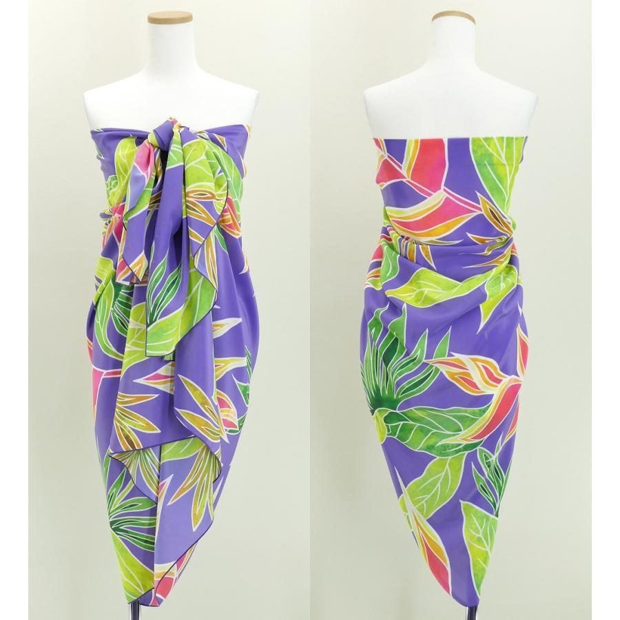 オリジナルプリントコシボ生地　パレオ　パープル  J2671pu |  | 03