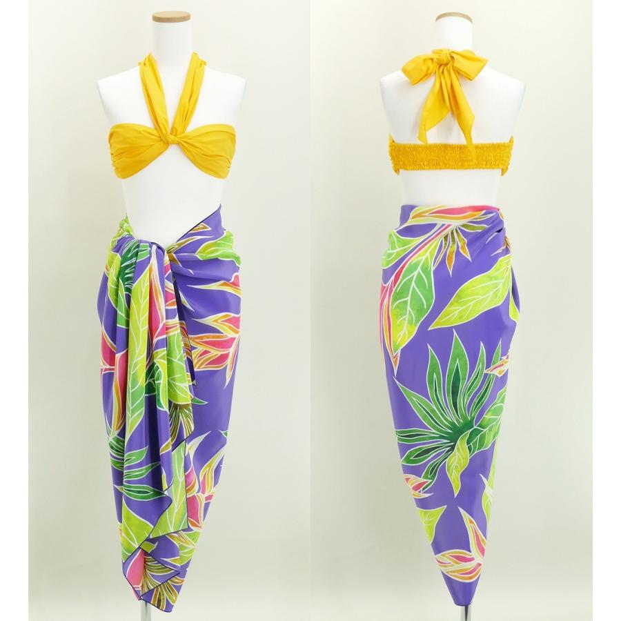 オリジナルプリントコシボ生地　パレオ　パープル  J2671pu |  | 04