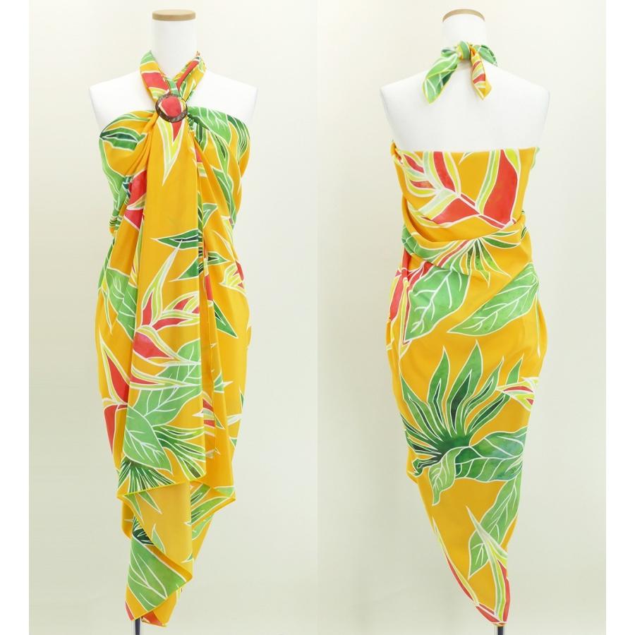 オリジナルプリントコシボ生地　パレオ　イエロー J2671ye |  | 01