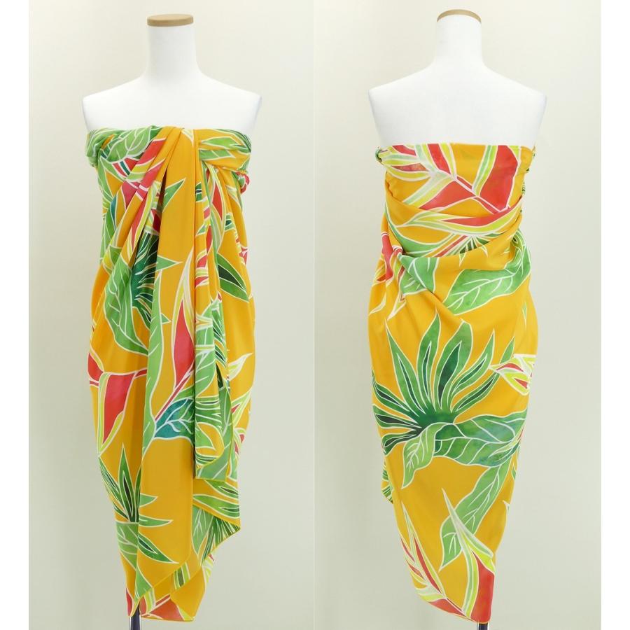 オリジナルプリントコシボ生地　パレオ　イエロー J2671ye |  | 02