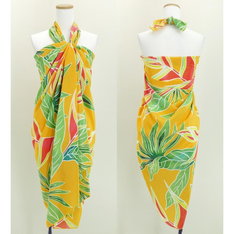 オリジナルプリントコシボ生地　パレオ　イエロー J2671ye |  | 03