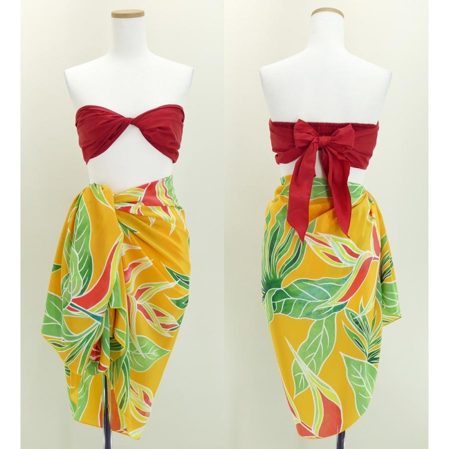 オリジナルプリントコシボ生地　パレオ　イエロー J2671ye |  | 04