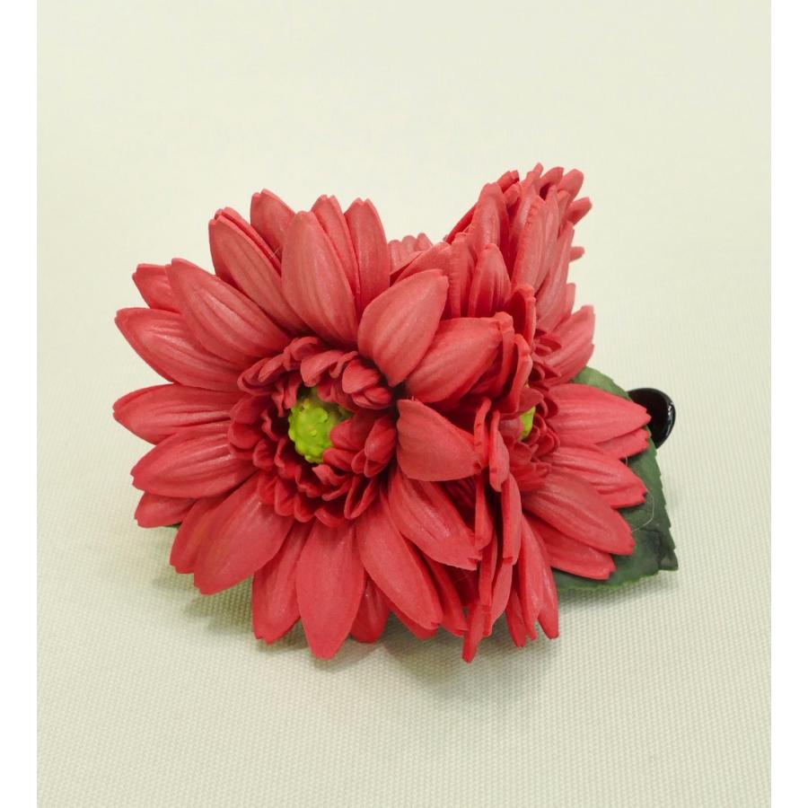 フラダンス ヘアクリップ デイジー レッド 2747rd | 