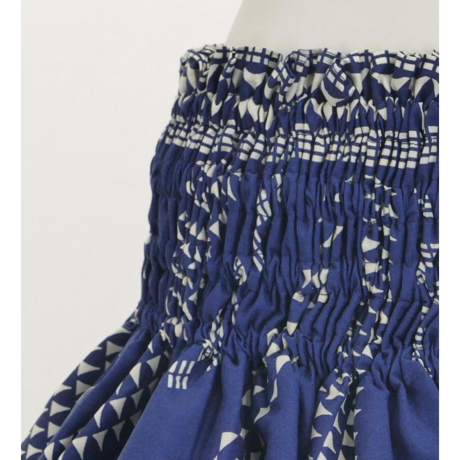 フラダンス パウスカート シングル73cm丈 ネイビー　2777 |  | 02