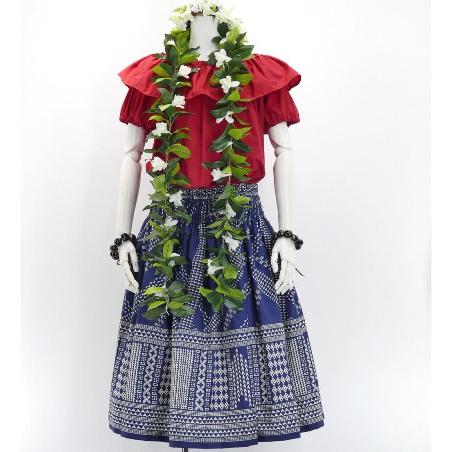 フラダンス パウスカート シングル78cm丈 ネイビー 2778 |  | 01