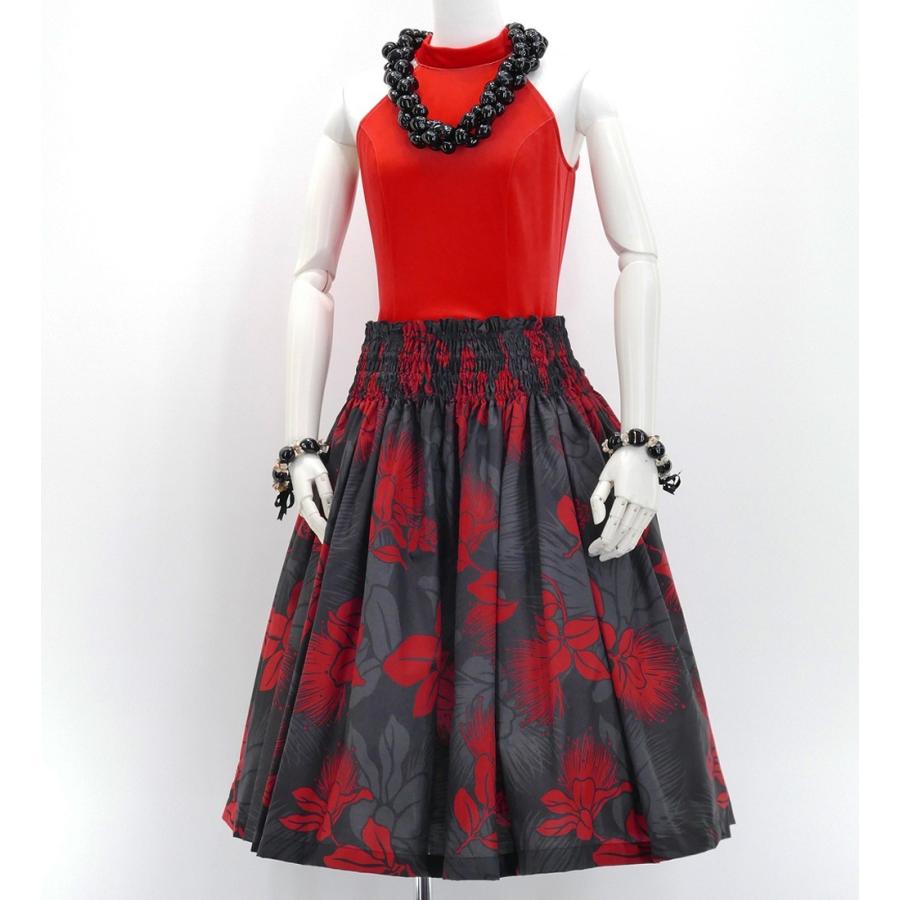 フラダンス パウスカート シングル78cm丈 ブラック 2800 |  | 01