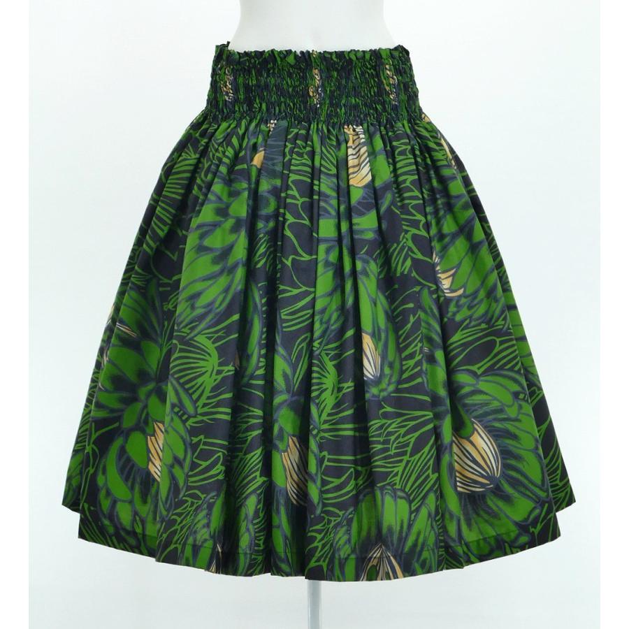 フラダンス パウスカート シングル78cm丈 ブラック 2810 | 