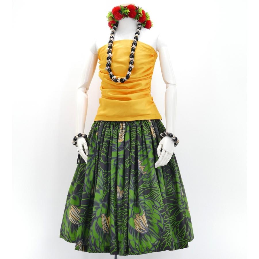 フラダンス パウスカート シングル78cm丈 ブラック 2810 |  | 01