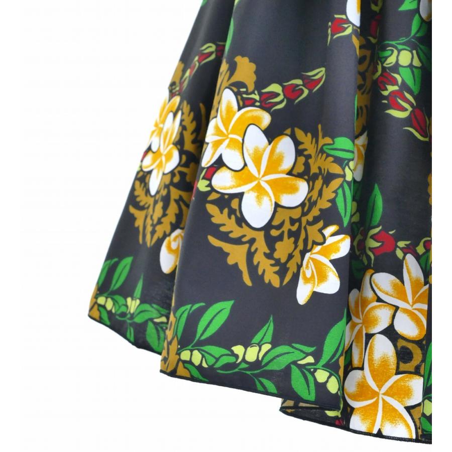 【特価】タヒチアン スカート 45cm丈 ブラック 2836 |  | 02