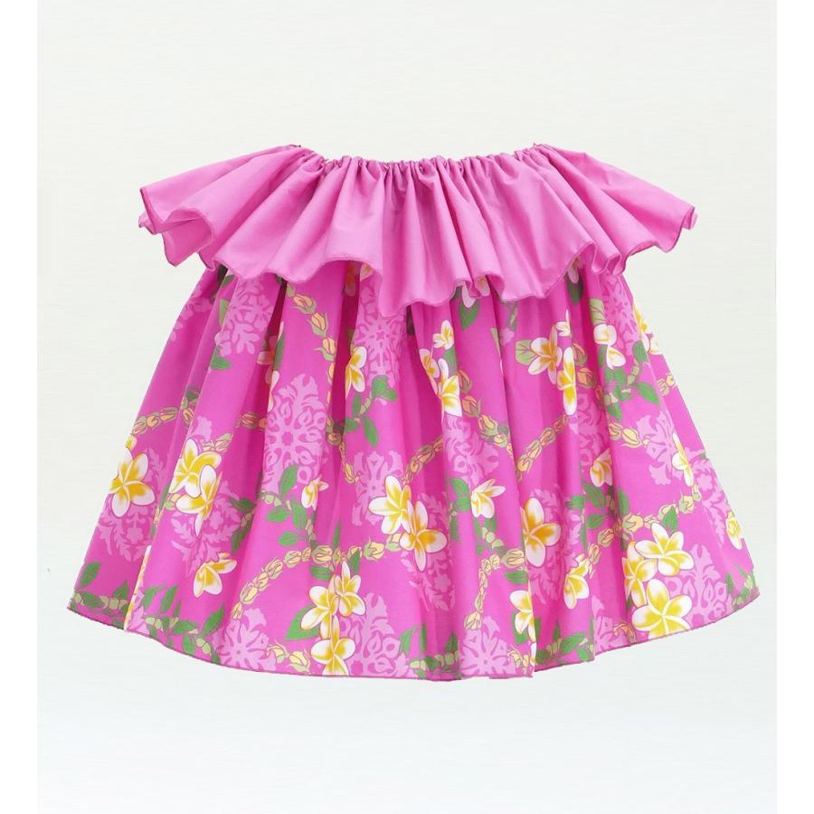 【特価】タヒチアン スカート 45cm丈 ピンク 2837 | 