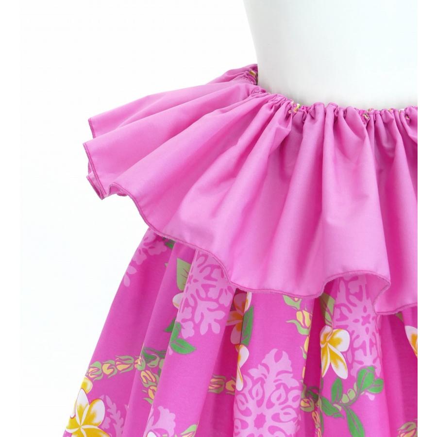 【特価】タヒチアン スカート 45cm丈 ピンク 2837 |  | 01