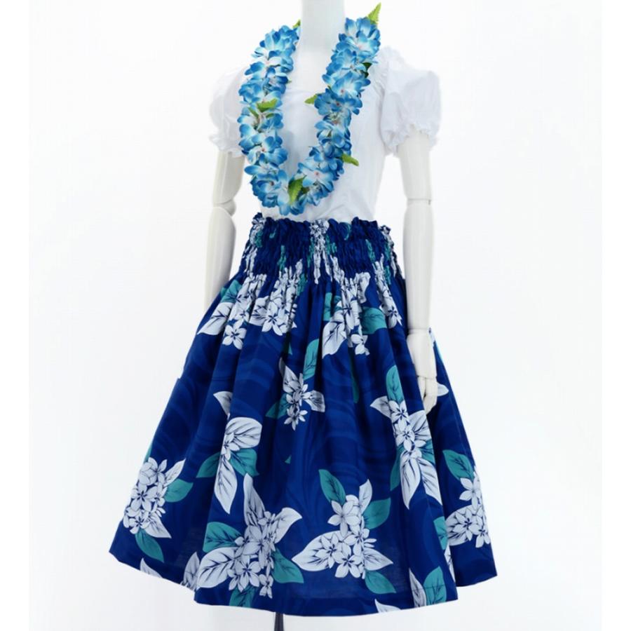 フラダンス パウスカート シングル78cm丈 ブルー 2868 |  | 01