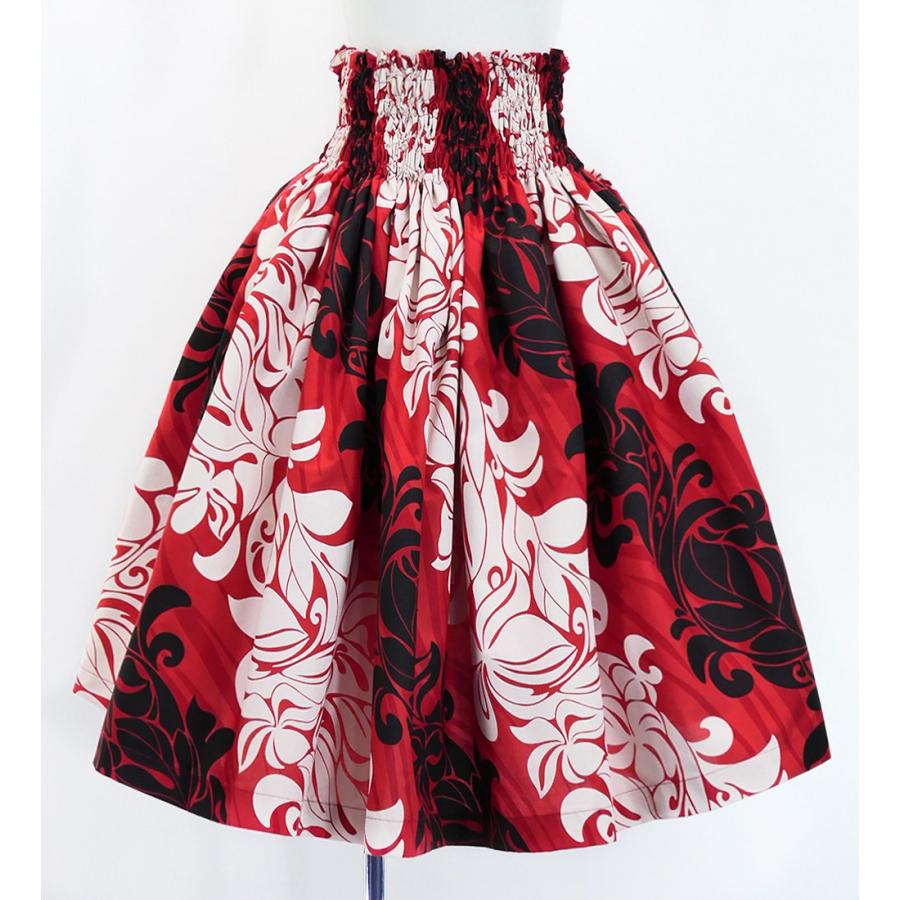 フラダンス パウスカート シングル73cm丈 レッド 2899 | 