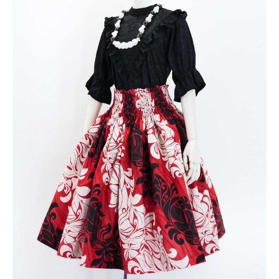 フラダンス パウスカート シングル78cm丈 レッド 2900 |  | 01