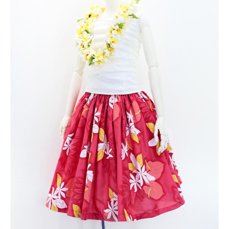 フラダンス パウスカート シングル73cm丈 レッド 2905 |  | 01