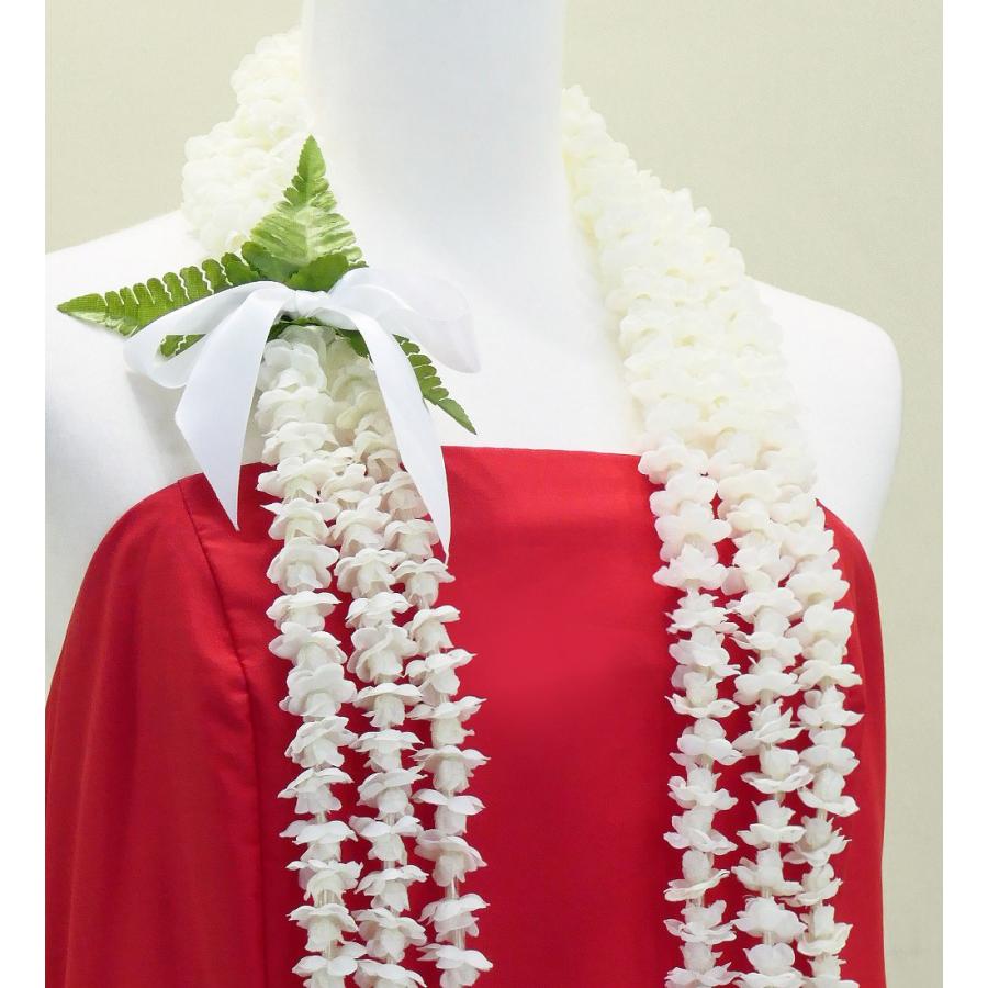 ハワイアンレイ ロングレイ 3連 ピカケ アイボリー 2951 : emika