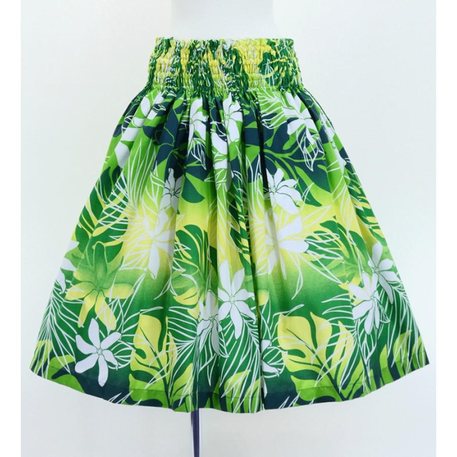 フラダンス パウスカート シングル78cm丈 グリーン 2966 | 