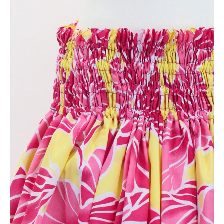 フラダンス パウスカート シングル73cm丈 イエロー×ピンク 2973 |  | 02
