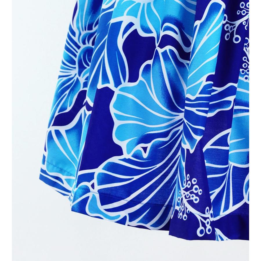 フラダンス パウスカート シングル73cm丈 ブルー 2975 |  | 03