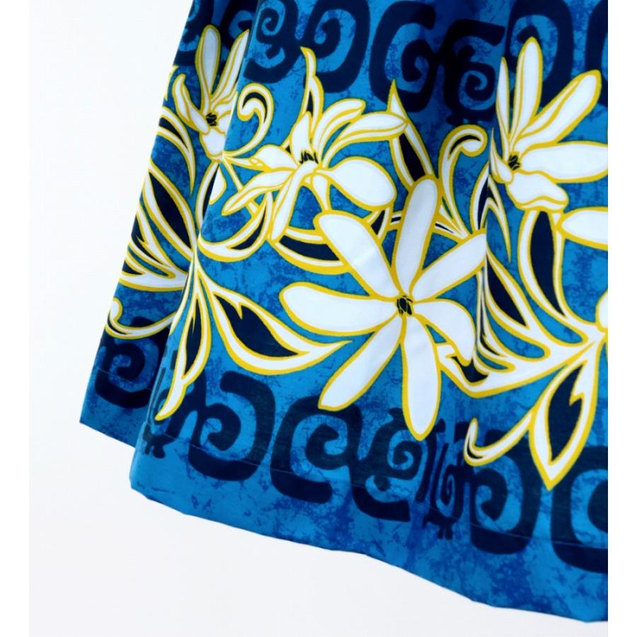 フラダンス パウスカート シングル73cm丈 ブルー 3011 |  | 03