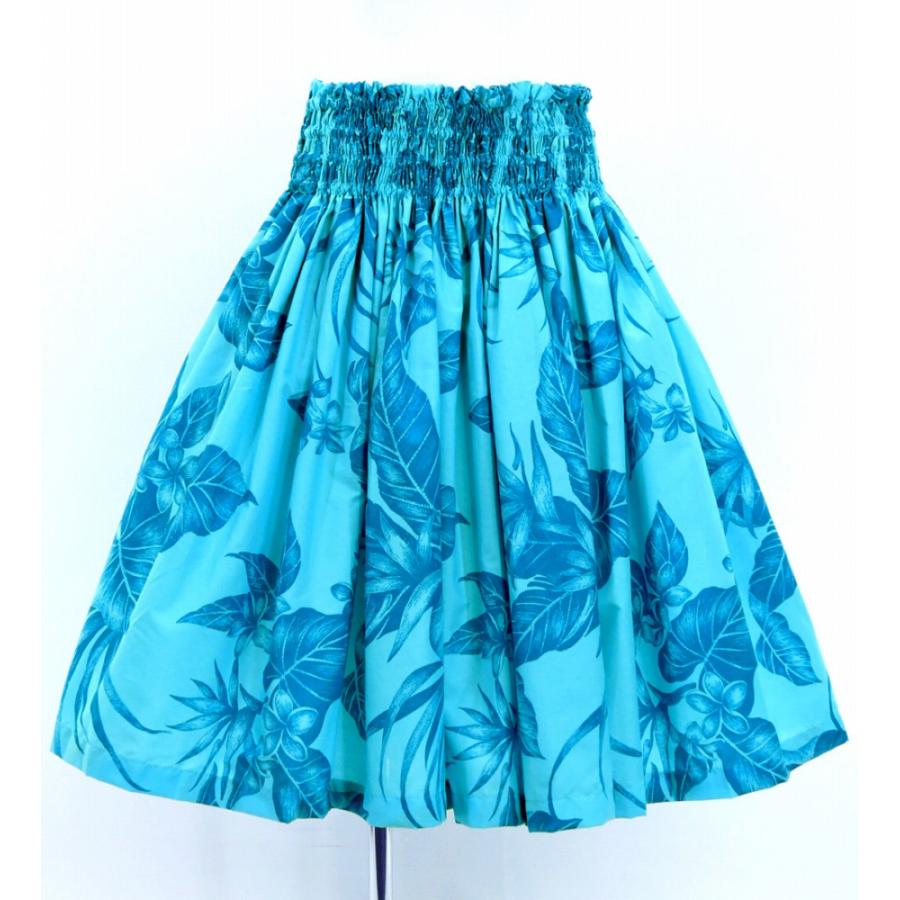 フラダンス パウスカート シングル73cm丈 ライトブルー 3065 | 