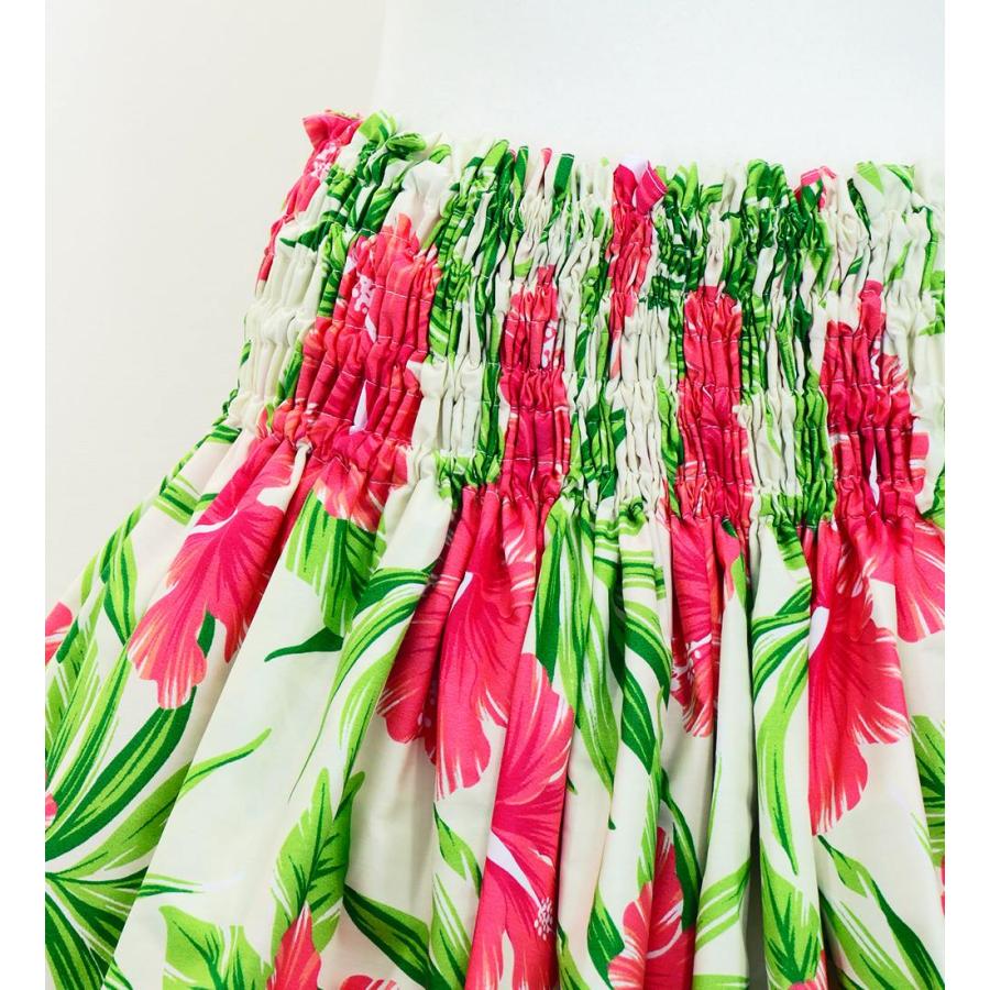 フラダンス パウスカート シングル78cm丈 ホワイト 3124 |  | 02