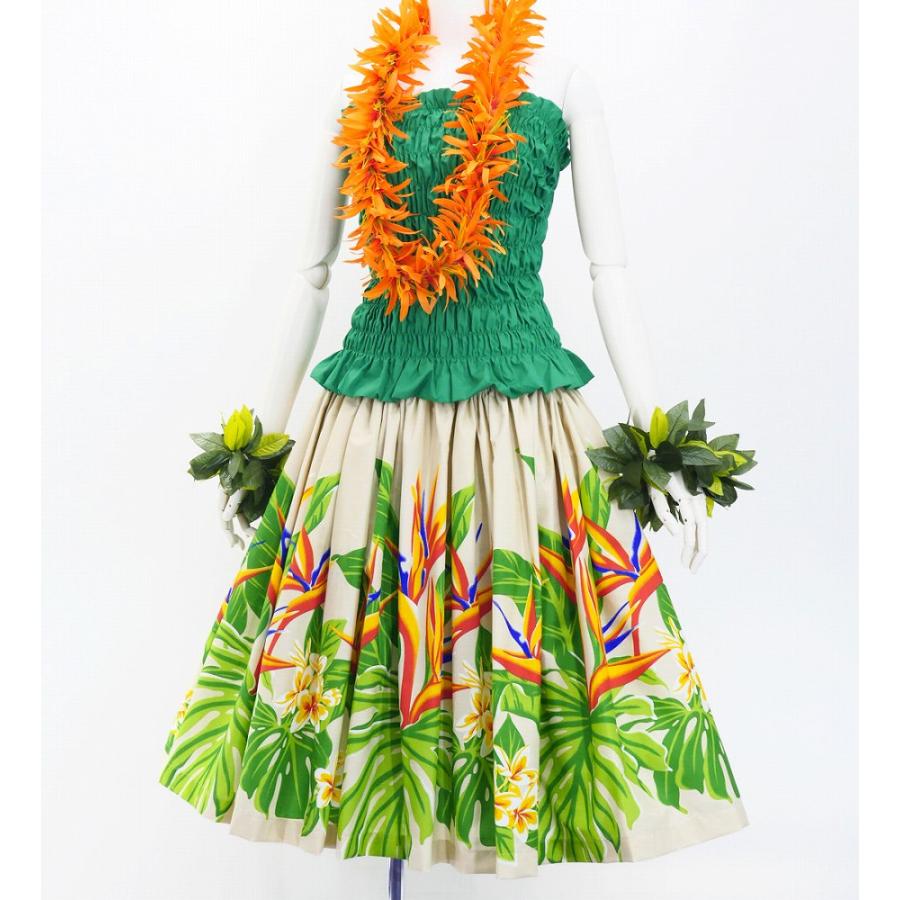 フラダンス パウスカート シングル73cm丈 クリーム 3129 |  | 01