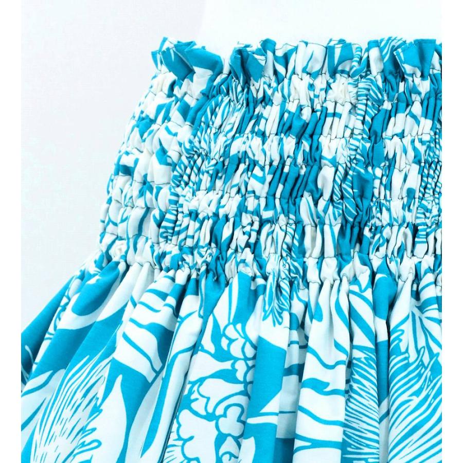 フラダンス パウスカート シングル73cm丈 ブルー 3145 |  | 02