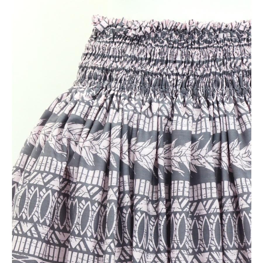 フラダンス パウスカート シングル73cm丈 グレー×ピンク 3215 |  | 02